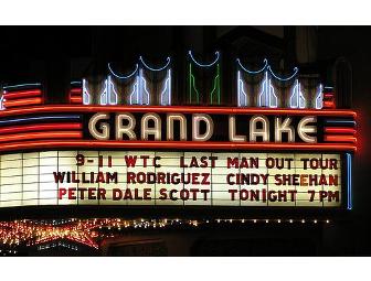 Two (2) Grand Lake Theatre Movie Passes