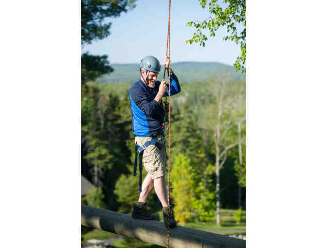 High Ropes Challenges Course with Acadia Leadership Institute at Camp Beech Cliff