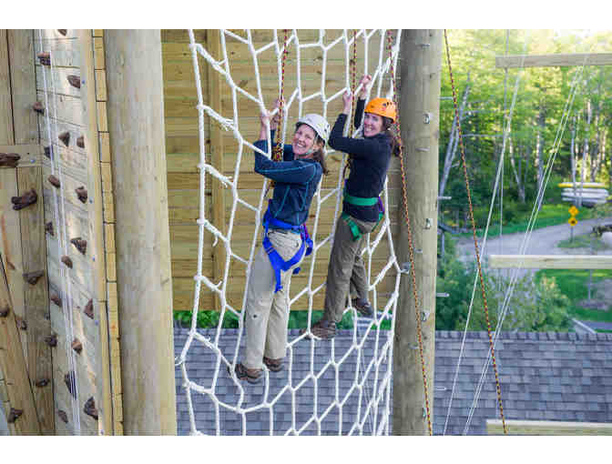 High Ropes Challenges Course with Acadia Leadership Institute at Camp Beech Cliff