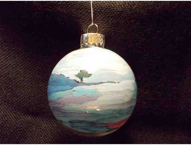 Glass Ornament - Painted by Katherine Noble Churchill