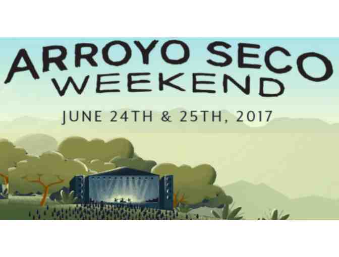 4 VIP Tickets to Arroyo Seco Arts & Music Festival in Pasadena, CA, June 24-25, 2017!