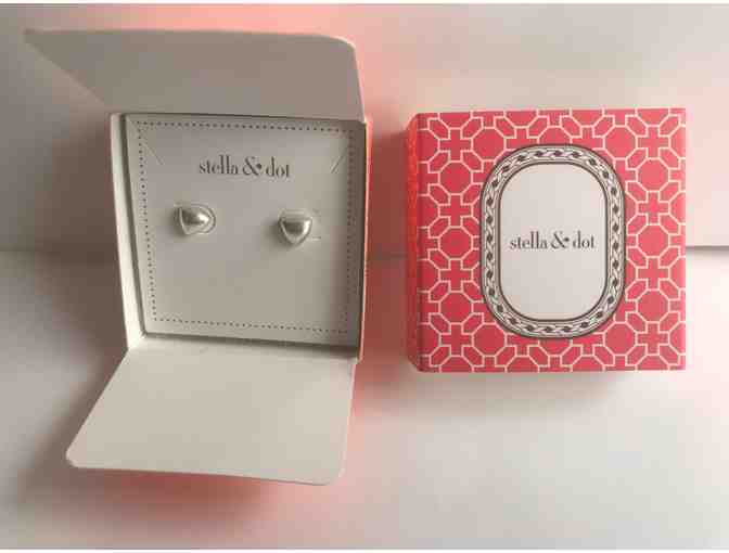 Stella and Dot Silver Zariah Studs