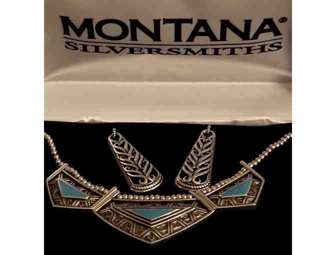 Montana Silversmiths - Silver and Turquoise Set