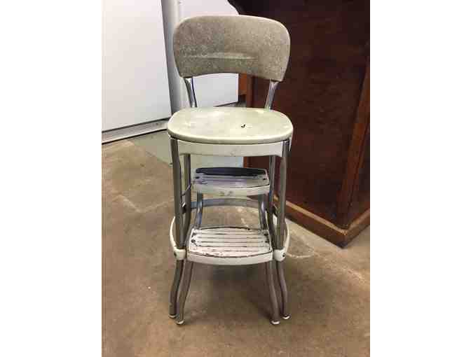 Vintage Kitchen Step Stool Chair