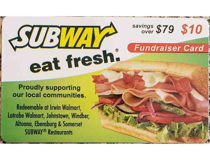 Subway Fundraising Card - Photo 1