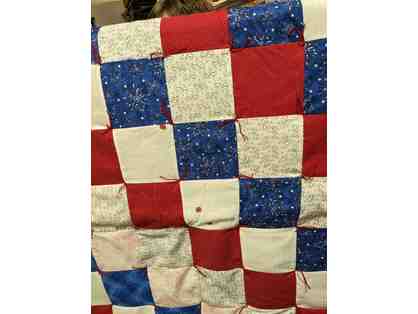 Handmade Knotted Quilt