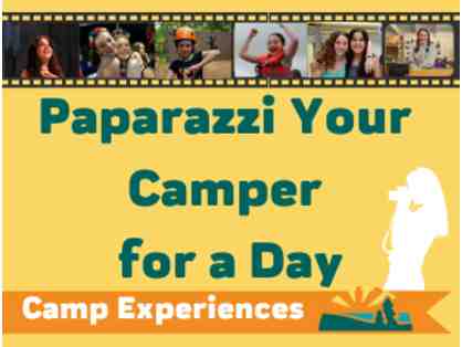 Camp Experience - Paparazzi for a Day!