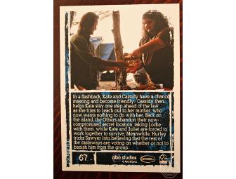 Autographed LOST 'Left Behind' card (signed by Elizabeth Mitchell)