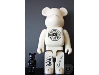 Autographed LOST Dharma 400% & 100% Be@rbrick Set (signed by Damon & Carlton)