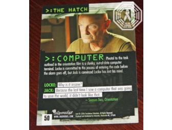 Autographed LOST John Locke card 2 (signed by Terry O'Quinn)