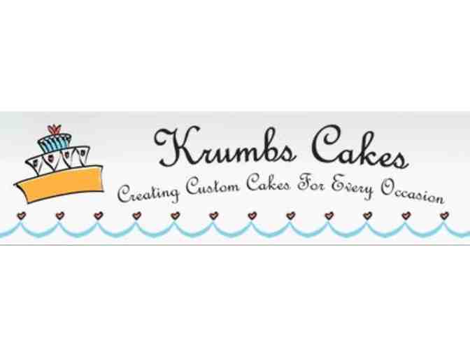 One Custom Designed Cake from Krumbs Cake