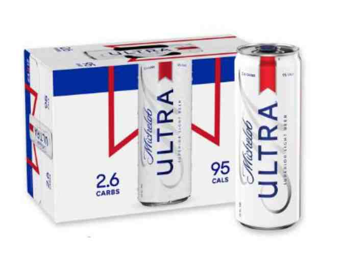 Two Cases of Michelob Ultra Light Beer and Backpack Cooler