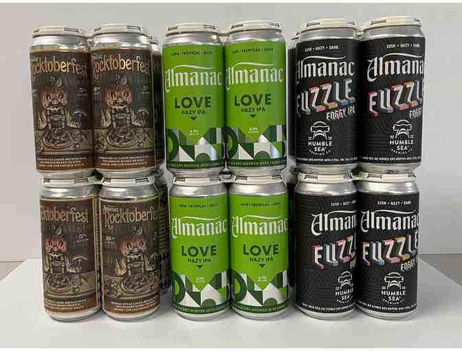 One Case of Assorted Classic and Seasonal Beers from the Almanac Beer Company