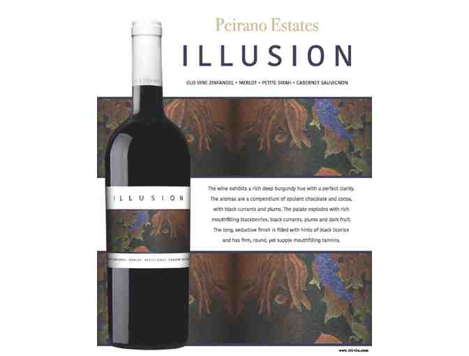 Peirano Estate Wine: One Bottle Each of Illusion Red Blend and The Immortal Zin