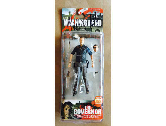 THE WALKING DEAD  - Hershel Greene & The Governor Action Figures  - AUTOGRAPHED