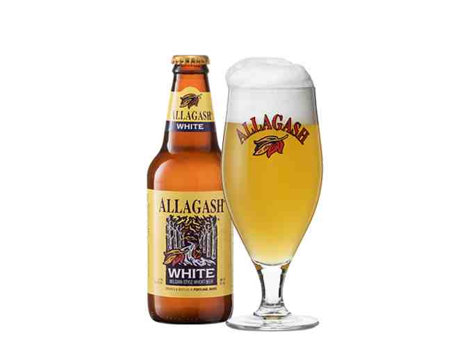 Allagash Retro Cooler+8 Allagash White Beer+2 Glasses