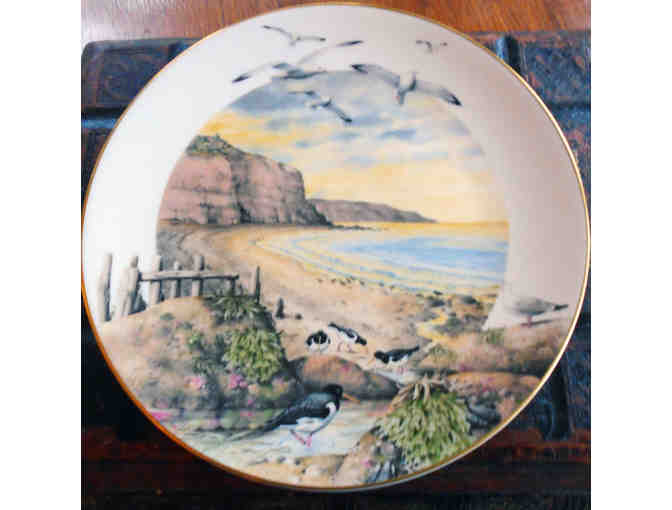 PORCELAIN PLATE COLLECTION-Franklin Nature Scenes. EV-02