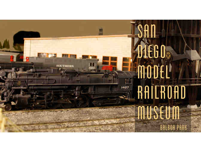 San Diego Model Railroad Museum - 4 Admission Passes