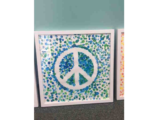 Love, Peace, Hope Art by Sra. Cueva's Class