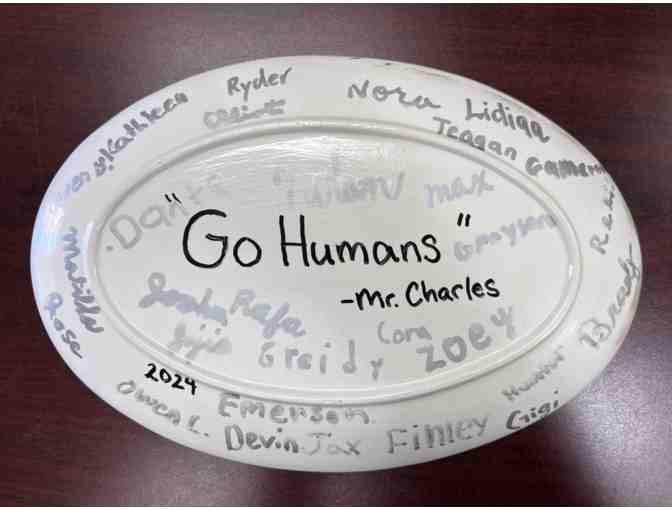Painted Platter by Mr. Charles' Class
