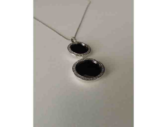 Sterling Silver Black Onyx Necklace