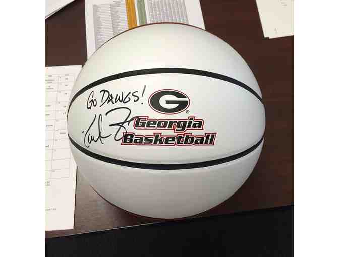 Georgia Basketball Autographed by Mark Fox
