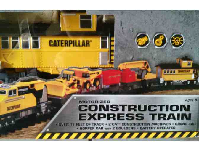 CAT Motorized Construction Express Train Set