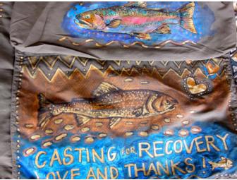 Spectacular One-of-a-Kind Fishing Vest Celebrating the Spirit of Casting for Recovery