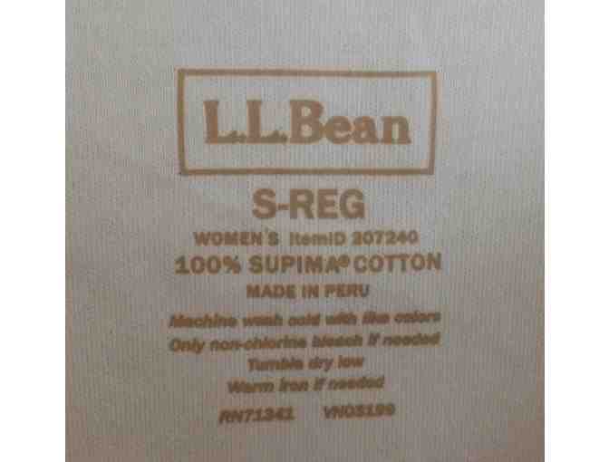 L.L. Bean White T with Classic CfR Logo