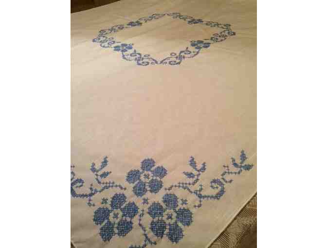 Cross Stitch Tablecloth