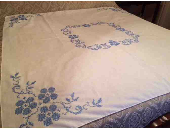 Cross Stitch Tablecloth