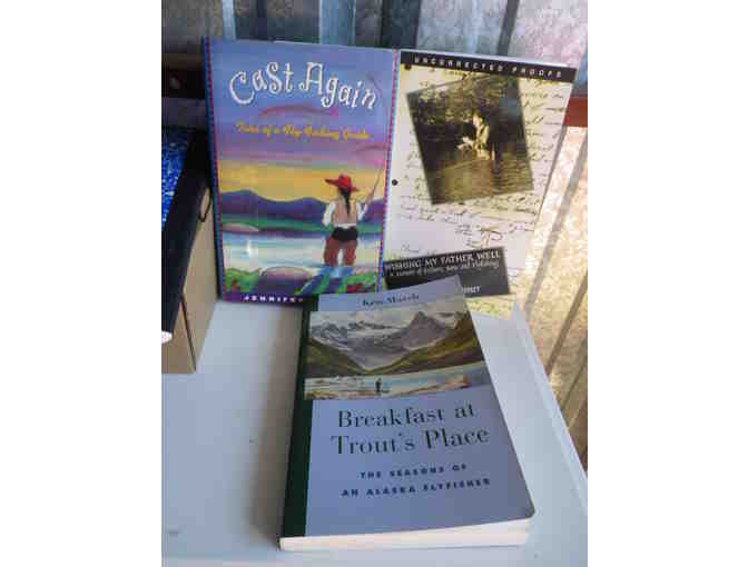 3 Fly Fishing Books: 'Breakfast at Trout's Place', 'Wishing my Father Well' & 'Cast Again'