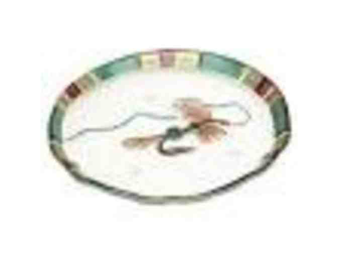 'Stained Glass' look in Fly Fishing motif dishes