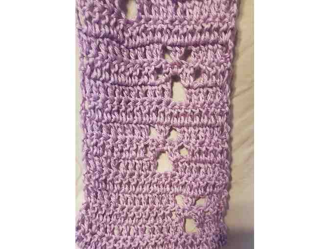 Lavender Paw Print Scarf