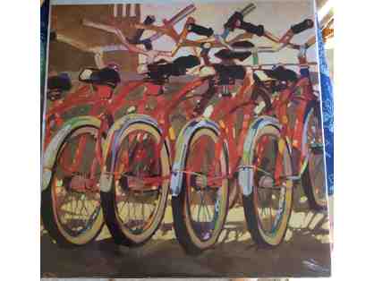 Retro bikes poster