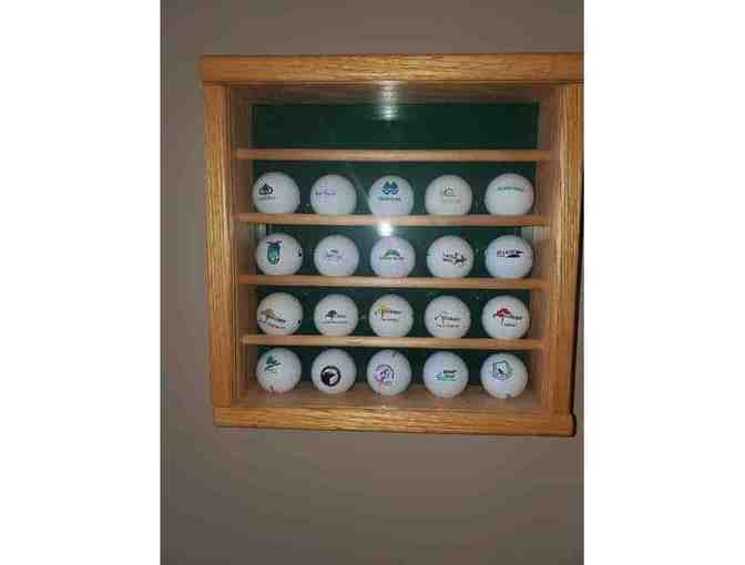 NEW OPENING BID 2 Golf Ball Display Cases