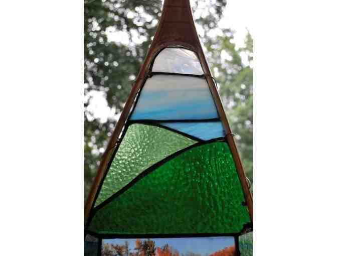 Stained Glass Fishing Net Picture Frame