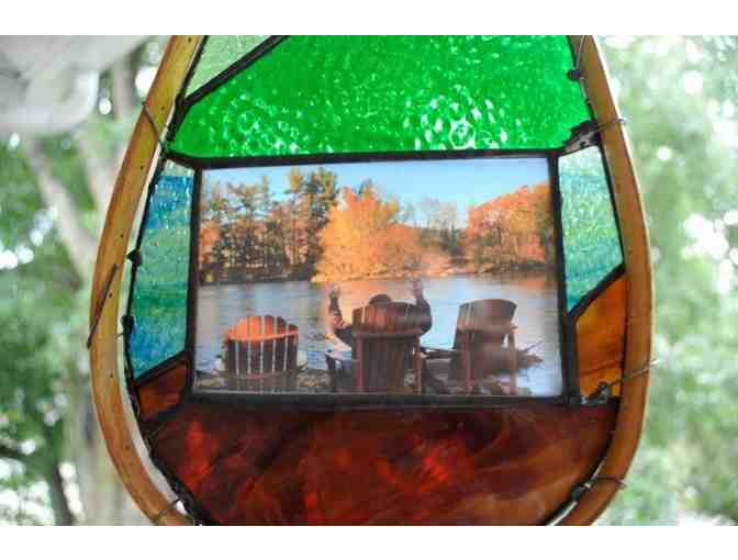 Stained Glass Fishing Net Picture Frame