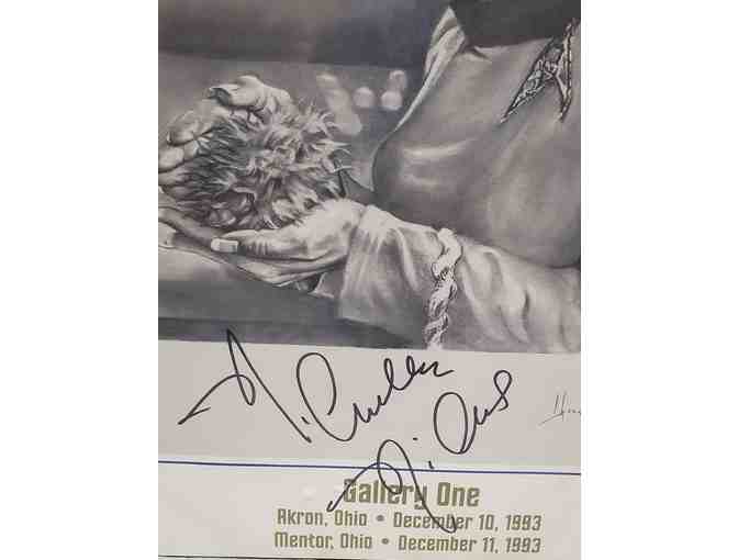 Signed Nichelle Nichols Poster by Artist Harold Nelson