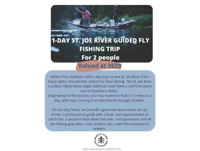 One-Day St. Joe River Guided Fly Fishing Trip for 2 People