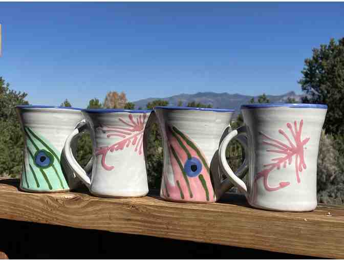 Casting for Recovery Custom White Mug Set by Artist, Stephen Kilborn