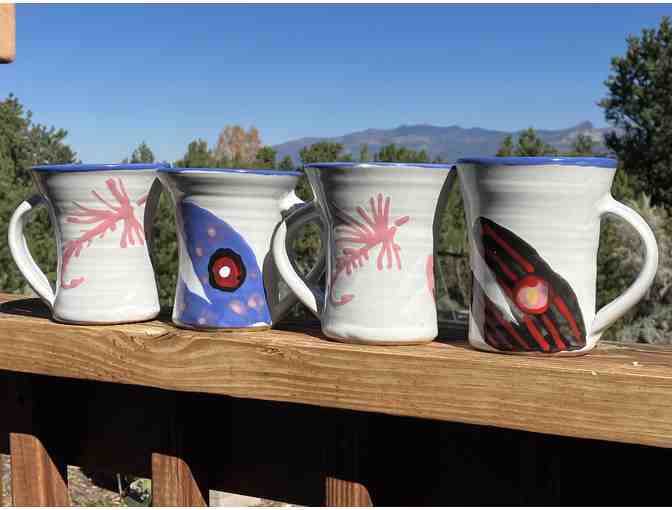 Casting for Recovery Custom White Mug Set by Artist, Stephen Kilborn