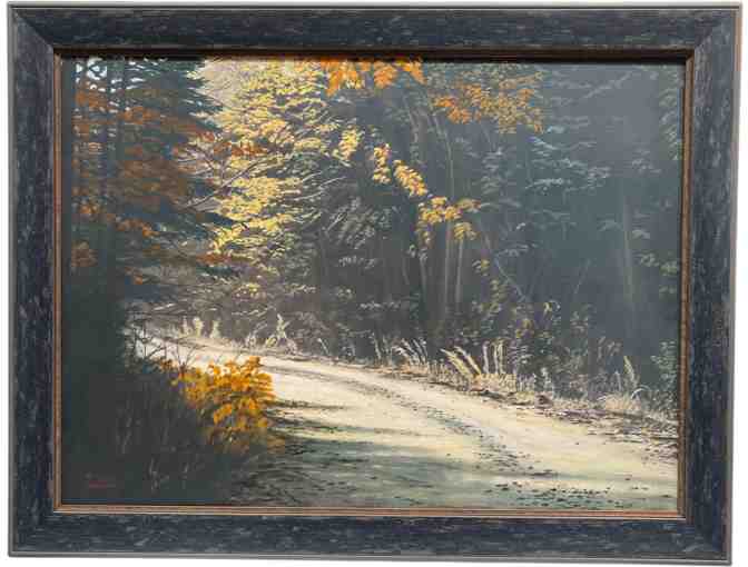 Vermont Road painting by David R. Prentice