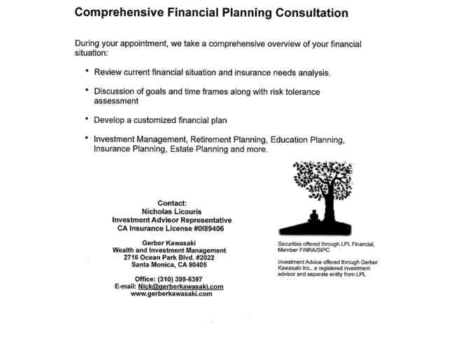 Customized Financial Planning Session