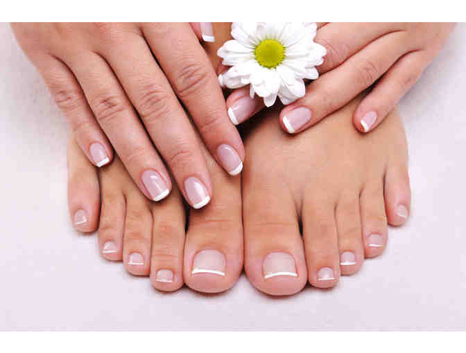 Mini Facial, Power Manicure, and Power Pedicure from Vis a Vis Salon and The Spa Upstairs