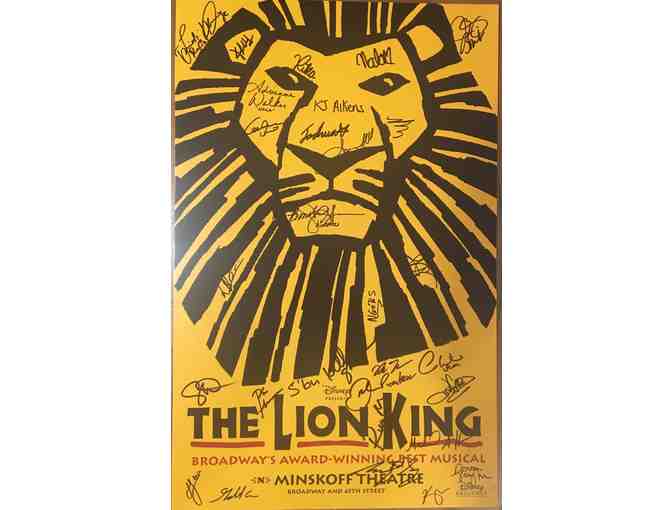 lion king broadway poster