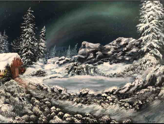 Landscape Painting: Winter Wonderland - Beautiful Oil Painting on Canvas Panel