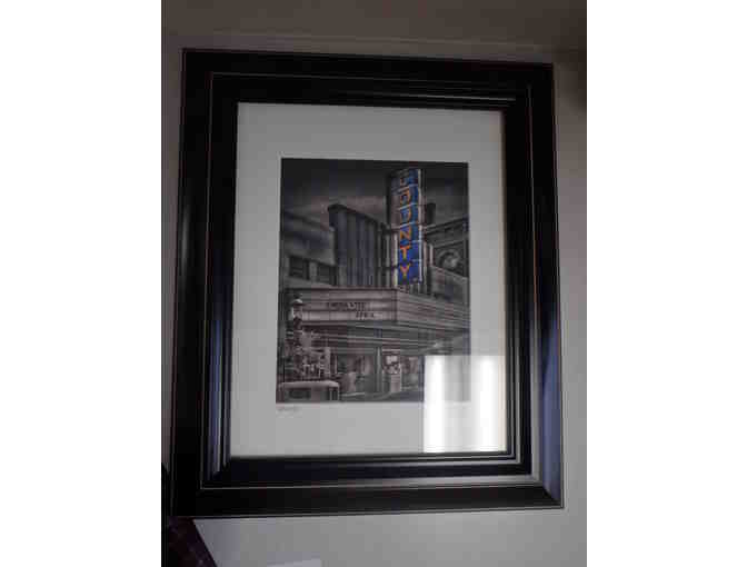 Iconic Doylestown Theatre Framed Art Piece