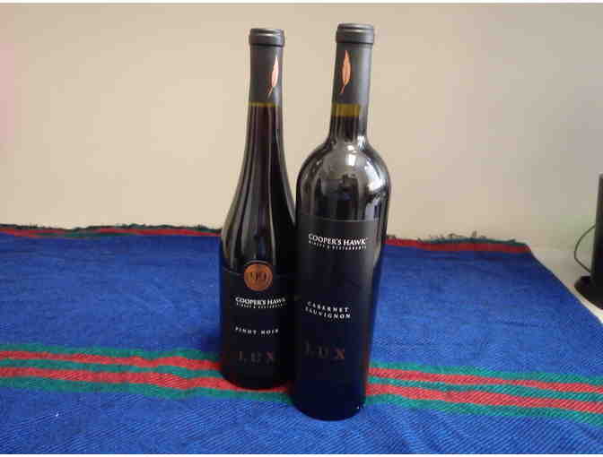 Coopers Hawk Winery Cabernet and Pinot Noir