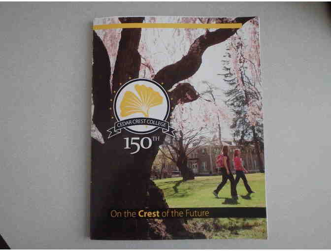 Bottle of Wine and Cedar Crest College 150th Memory Picture Book